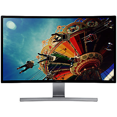 Samsung LS27D590C Curved Full HD LED PC Monitor with built-in speakers, 27 , Black